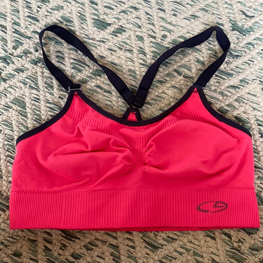 Champion Hot Pink and Gray Sports Bra XS